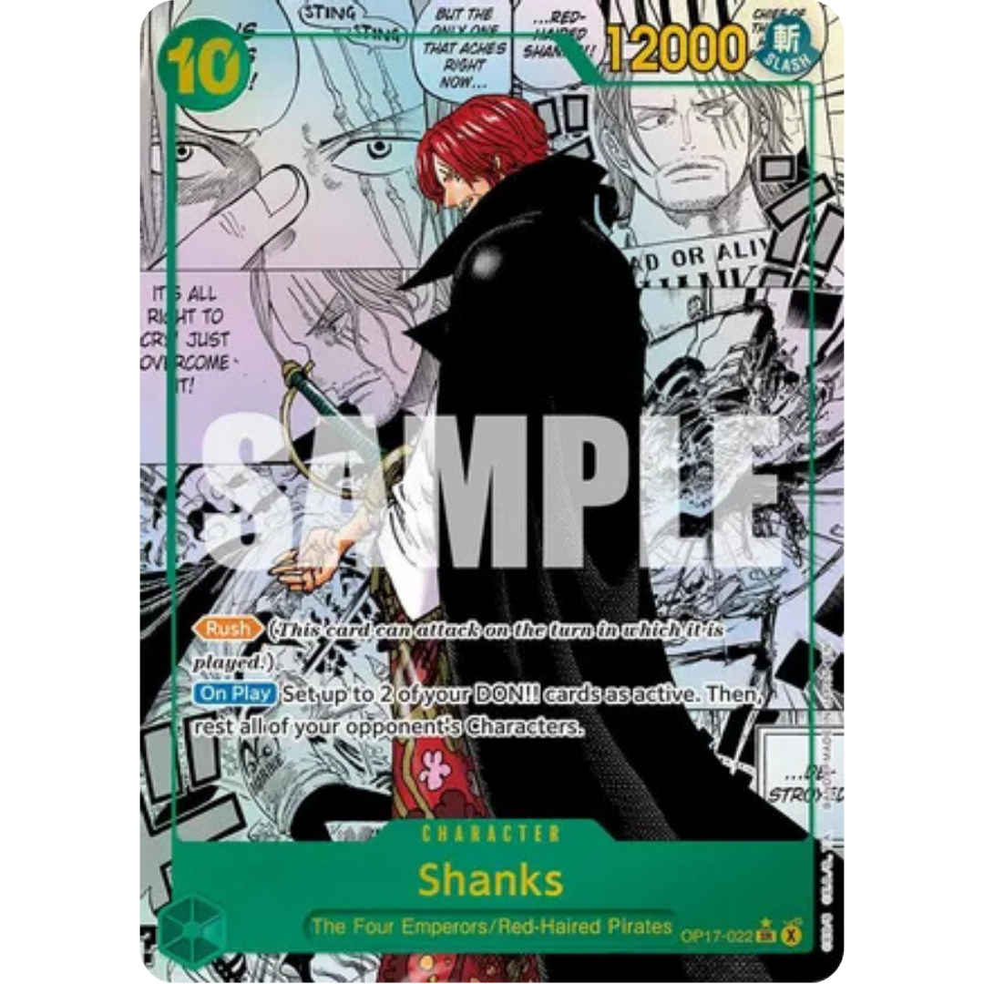 Shanks (022) (Manga) (OP17-022) - The World's Strongest Warriors Foil