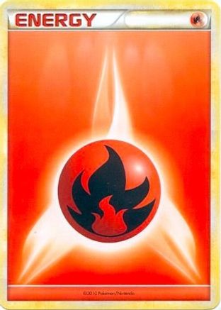 Fire Energy (2010 Unnumbered HGSS Style Non-Holo)  League & Championship Cards - Promo