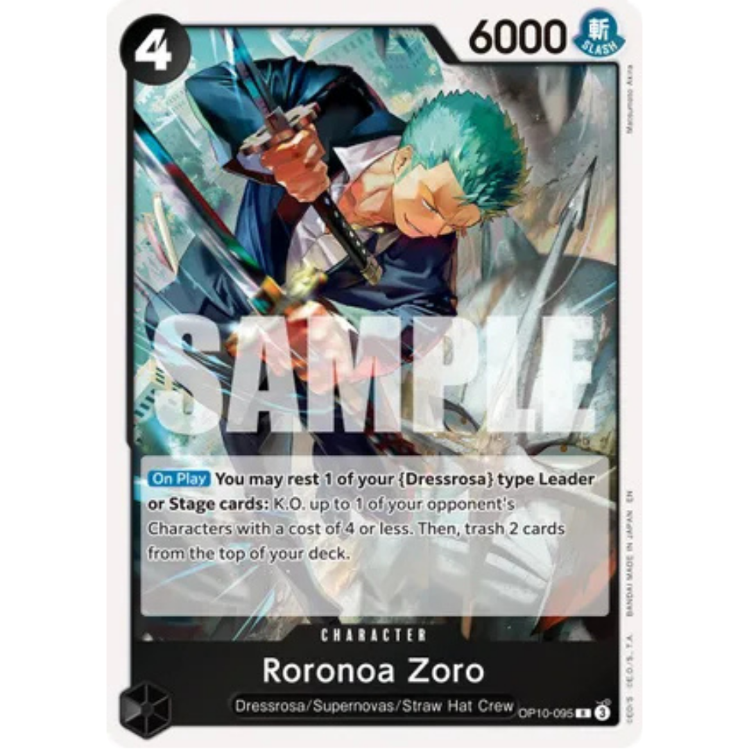 Roronoa Zoro - OP10-095 (Reprint) (OP10-095) - Premium Booster -The Best- Vol. 2 Foil