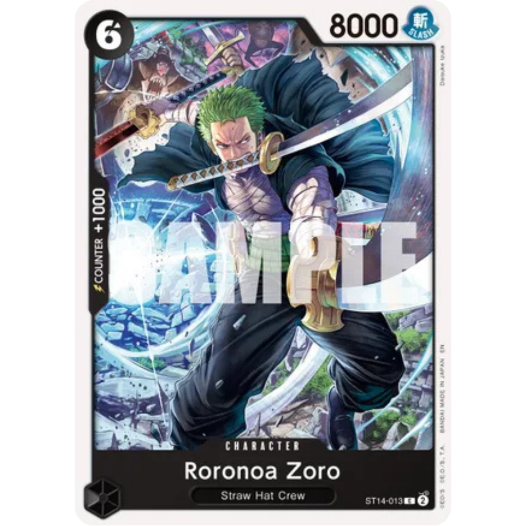 Roronoa Zoro - ST13-013 (Reprint) (ST14-013) - Premium Booster -The Best- Vol. 2
