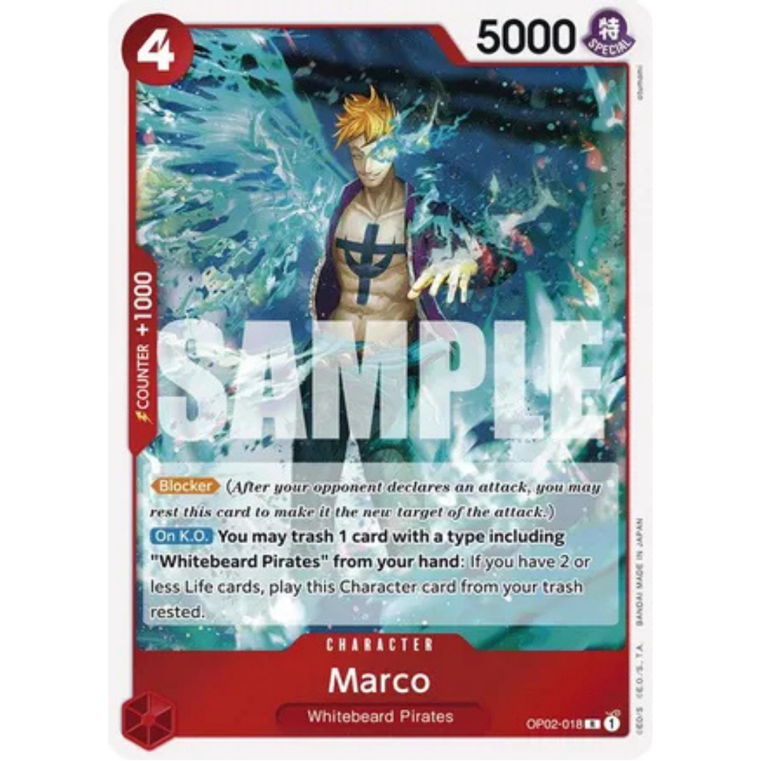 Marco (Reprint) (OP02-018) - Premium Booster -The Best- Foil