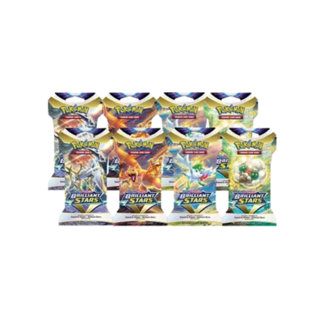 Brilliant Stars Sleeved Booster Pack Bundle [Set of 8]