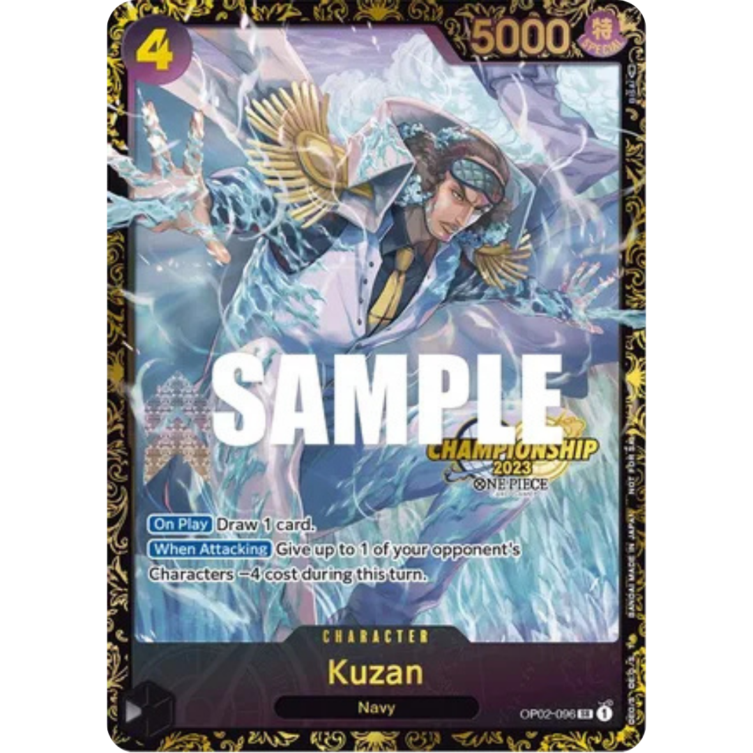 Kuzan (Championship 2023) (OP02-096) - One Piece Promotion Cards Foil