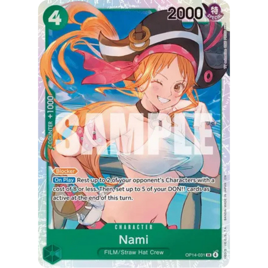Nami (OP14-031) - The Azure Sea's Seven Foil