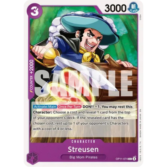 Streusen (OP11-074) - A Fist of Divine Speed