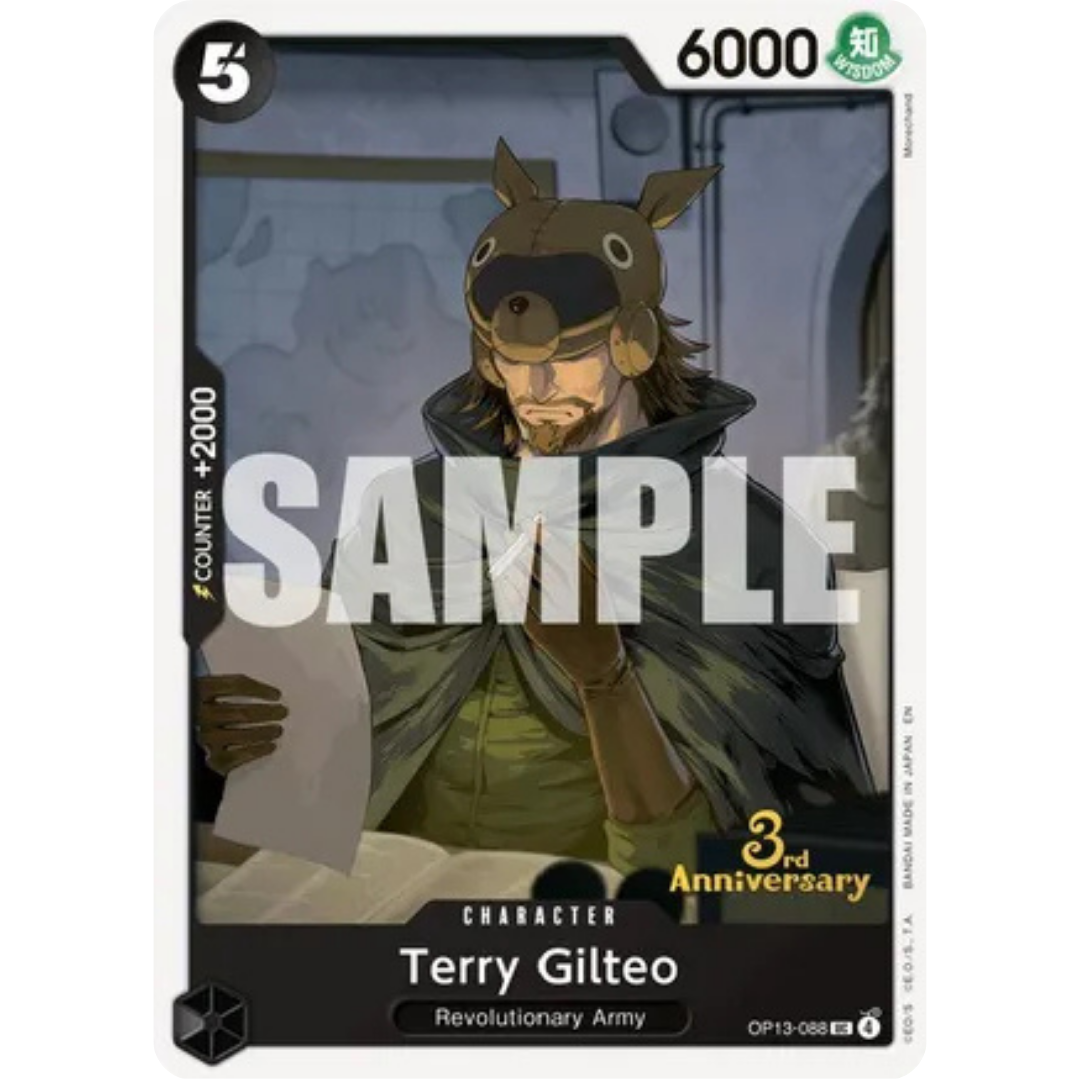 Terry Gilteo (OP13-088) - Carrying On His Will: 3rd Anniversary Tournament Cards