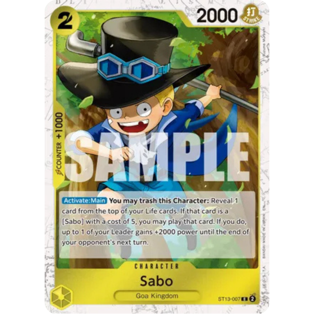Sabo - ST13-007 (Pirate Foil) (ST13-007) - Premium Booster -The Best- Vol. 2 Foil