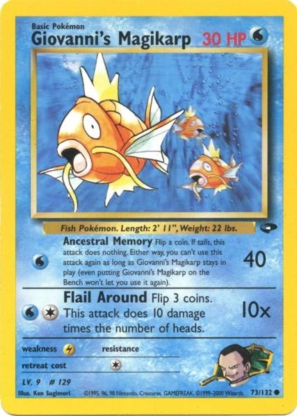 Giovanni's Magikarp 073  - Unlimited Gym Challenge - Common