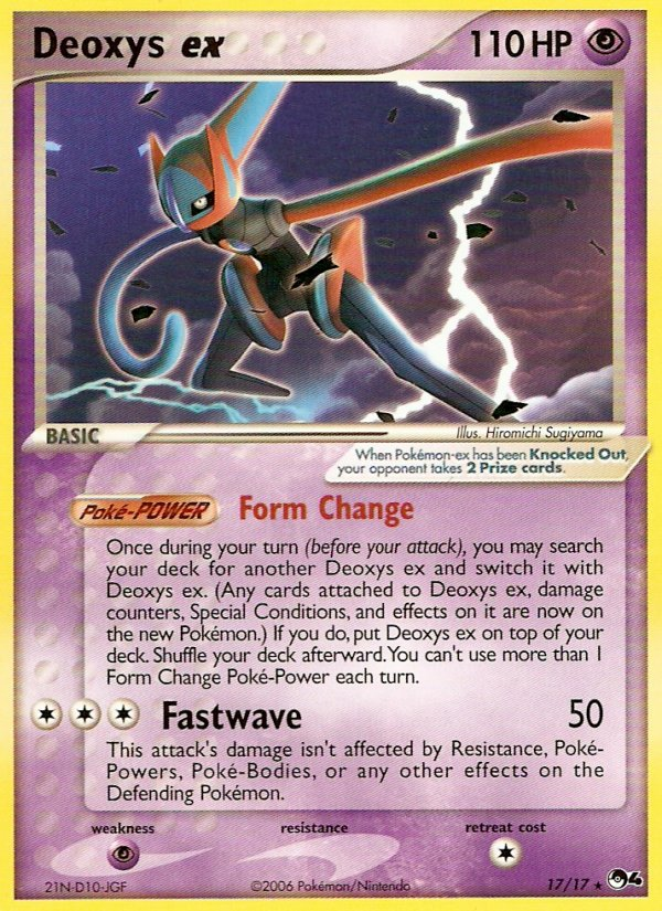 Deoxys ex  POP Series 4 - Ultra Rare