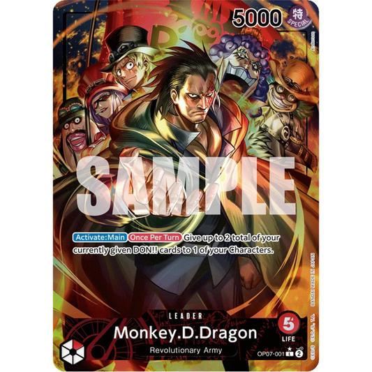 Monkey.D.Dragon (001) (Parallel) (OP07-001) - 500 Years in the Future Foil