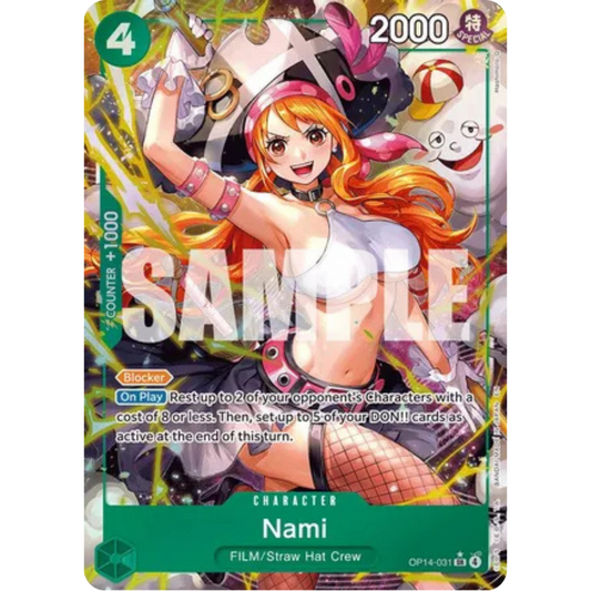Nami (Alternate Art) (OP14-031) - The Azure Sea's Seven Foil