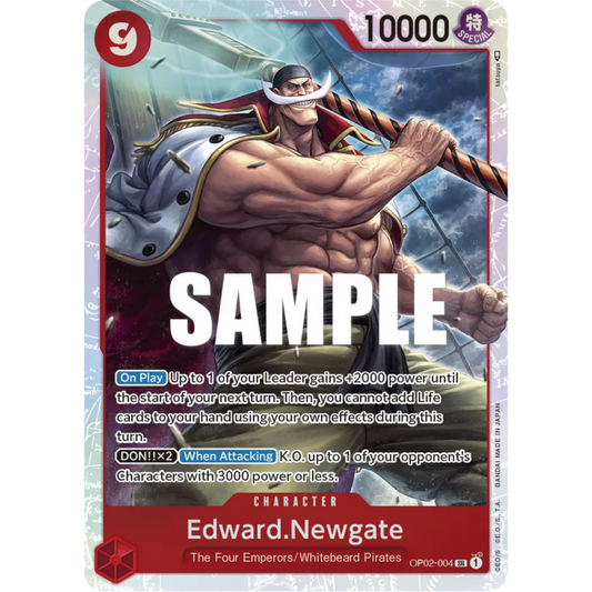 Edward.Newgate (004) (OP02-004) - Paramount War Foil