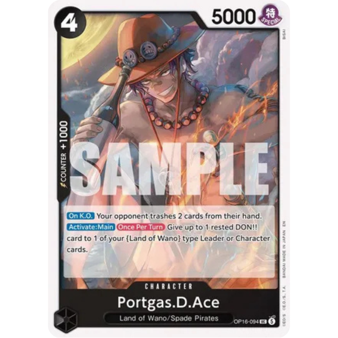 Portgas.D.Ace (094) (OP16-094) - The Time of Battle