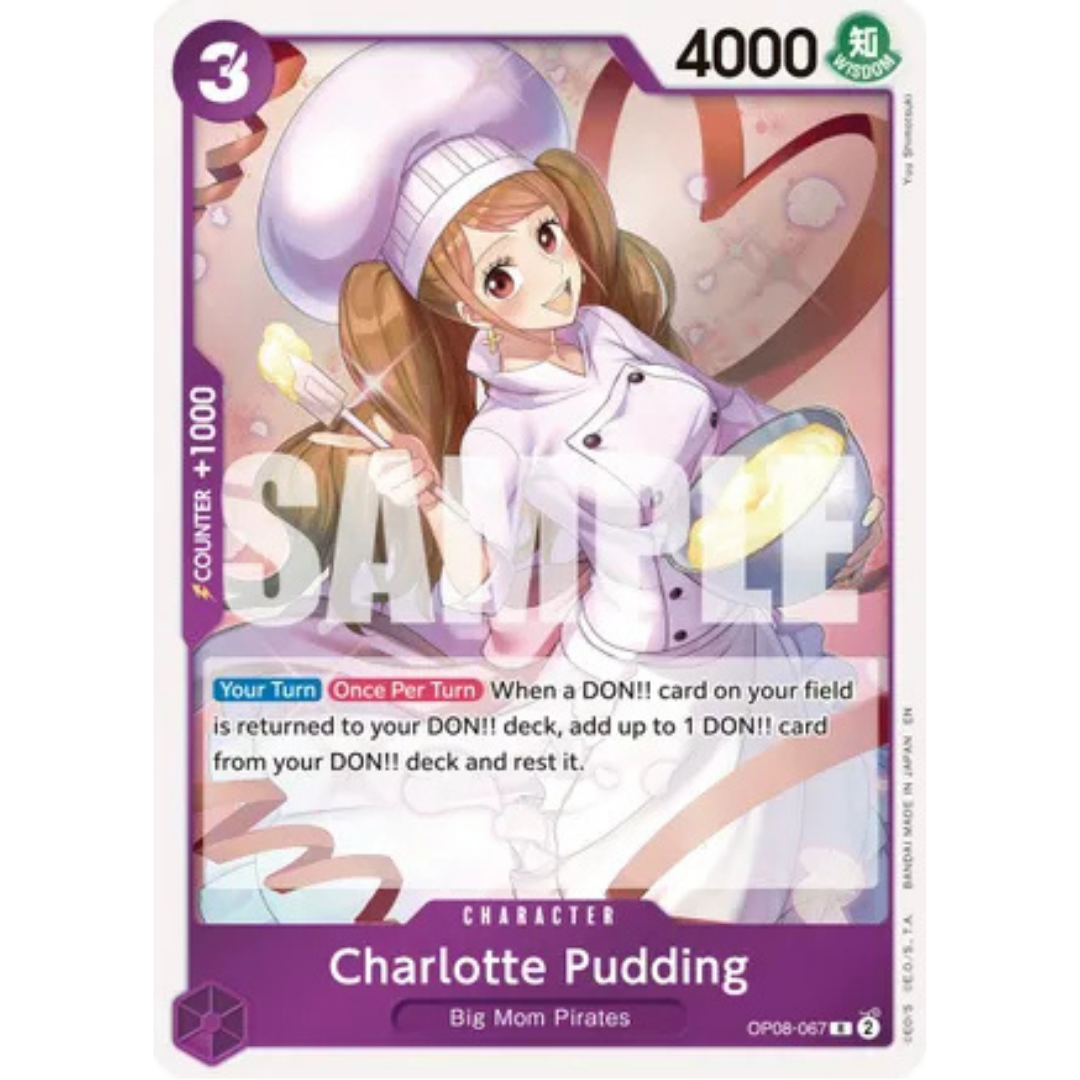 Charlotte Pudding - OP08-067 (Reprint) (OP08-067) - Premium Booster -The Best- Vol. 2 Foil