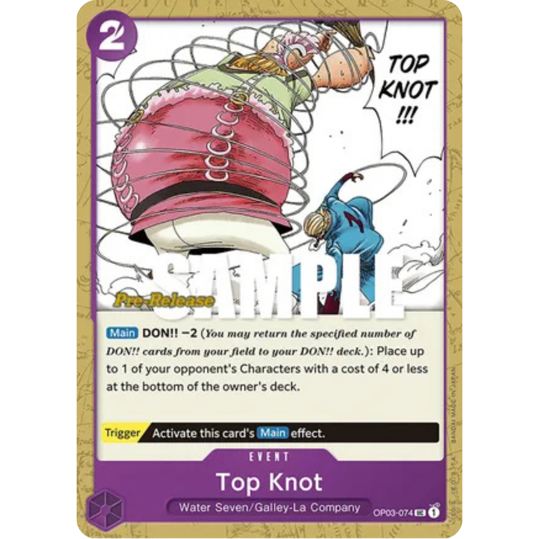 Top Knot (OP03-074) - Pillars of Strength Pre-Release Cards