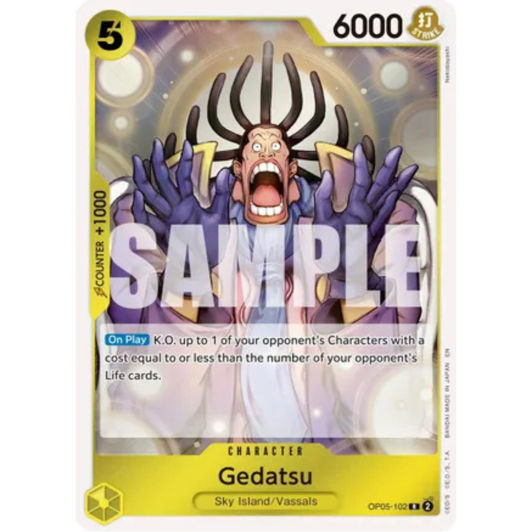 Gedatsu (Reprint) (OP05-102) - Premium Booster -The Best- Vol. 2 Foil