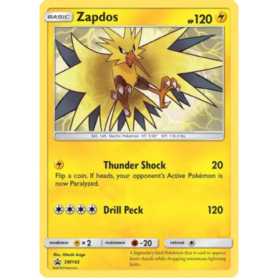 Zapdos SM159  - Holofoil SM Promos - Promo