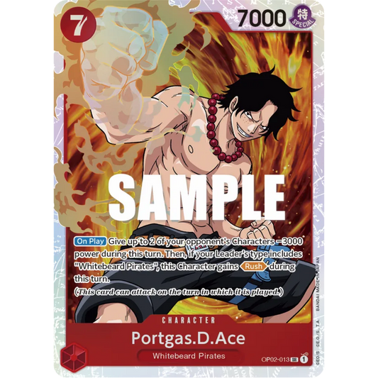 Portgas.D.Ace (OP02-013) - Paramount War Foil