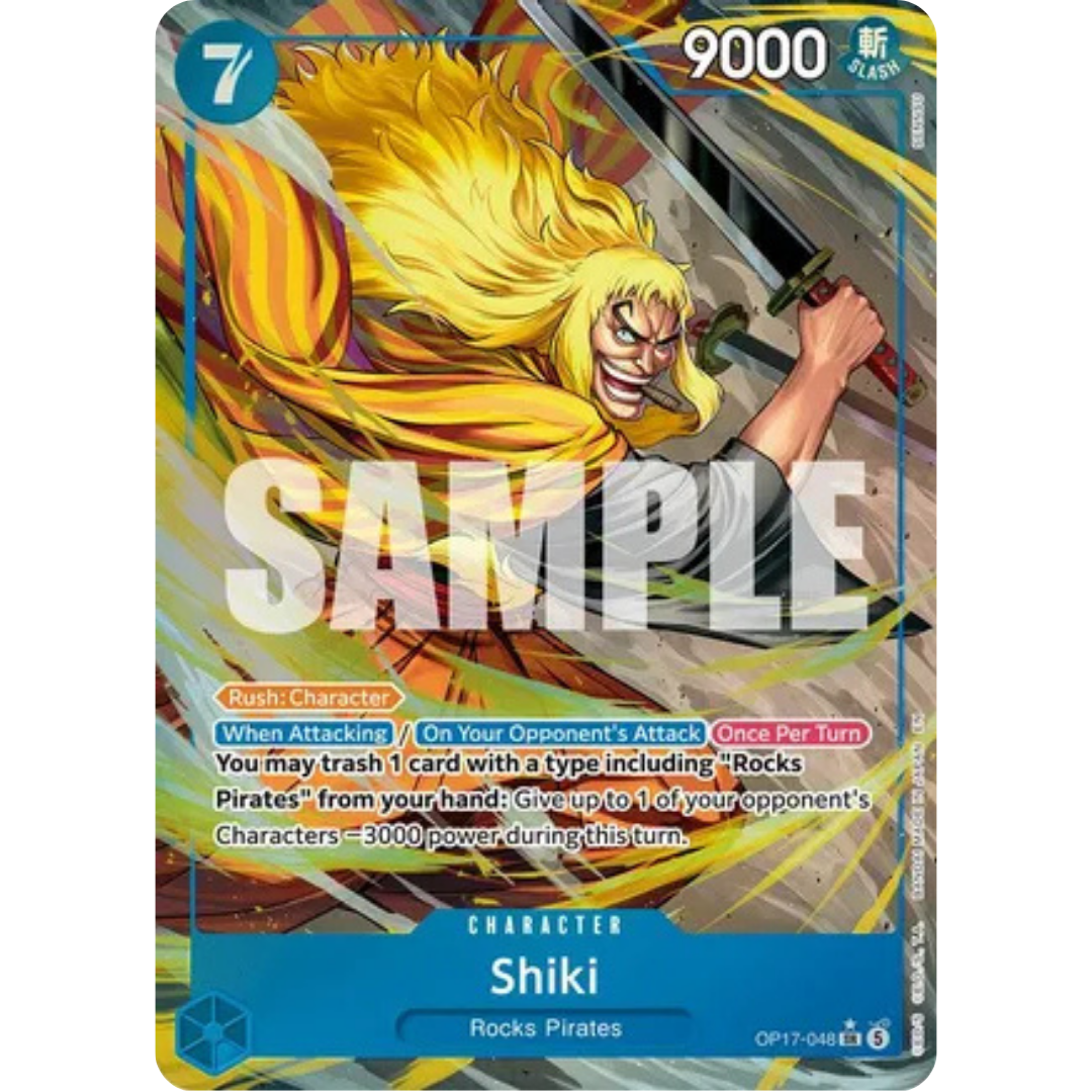 Shiki (048) (Alternate Art) (OP17-048) - The World's Strongest Warriors Foil
