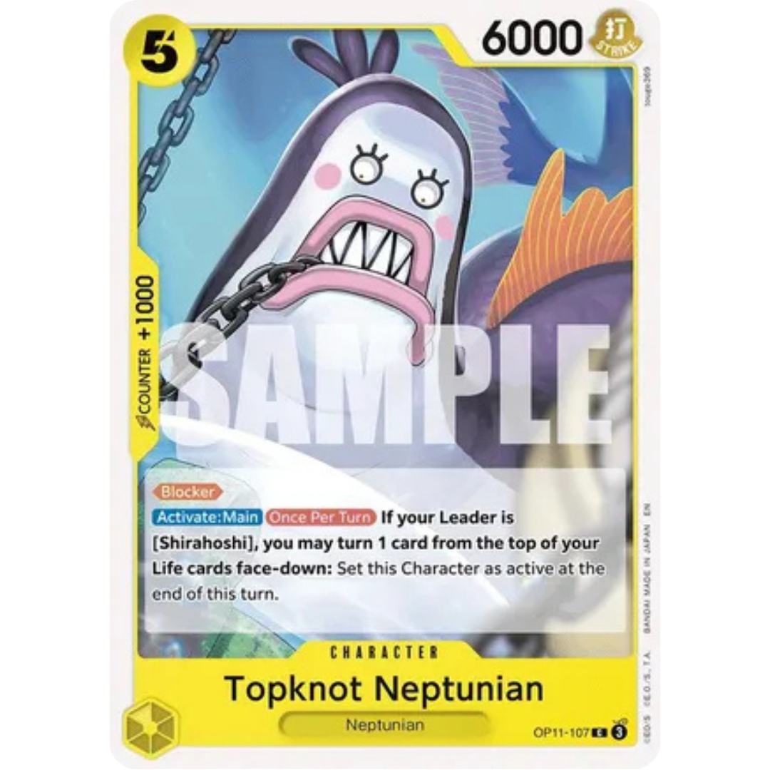 Topknot Neptunian (OP11-107) - A Fist of Divine Speed