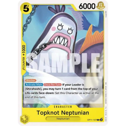 Topknot Neptunian (OP11-107) - A Fist of Divine Speed