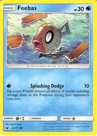 Feebas 026  SM  Crimson Invasion - Common