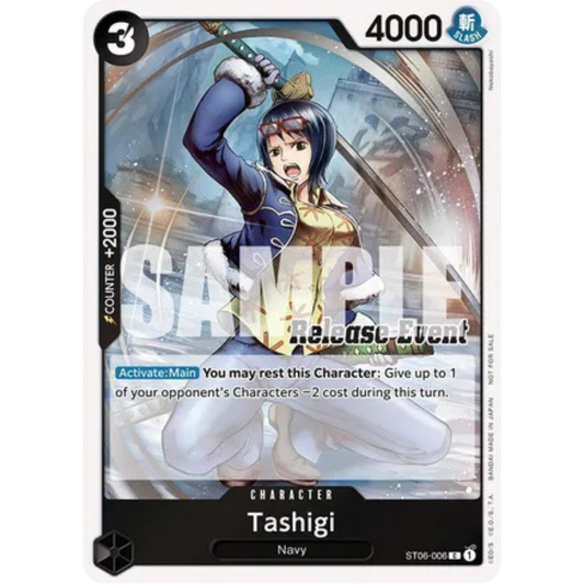 Tashigi (ST15 - ST20 Release Event Winner Pack) (ST06-006) - One Piece Promotion Cards Foil