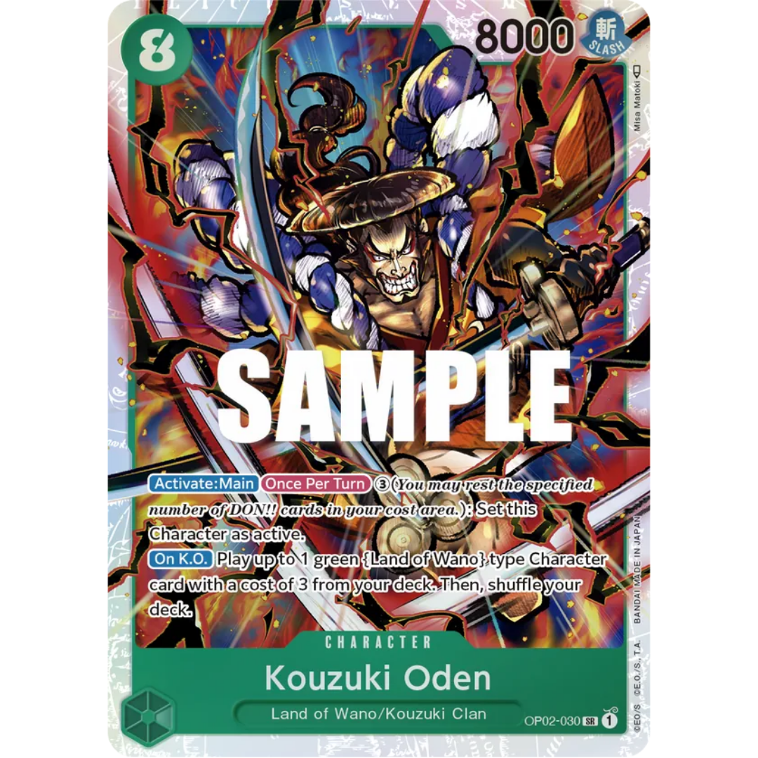 Kouzuki Oden (OP02-030) - Paramount War Foil