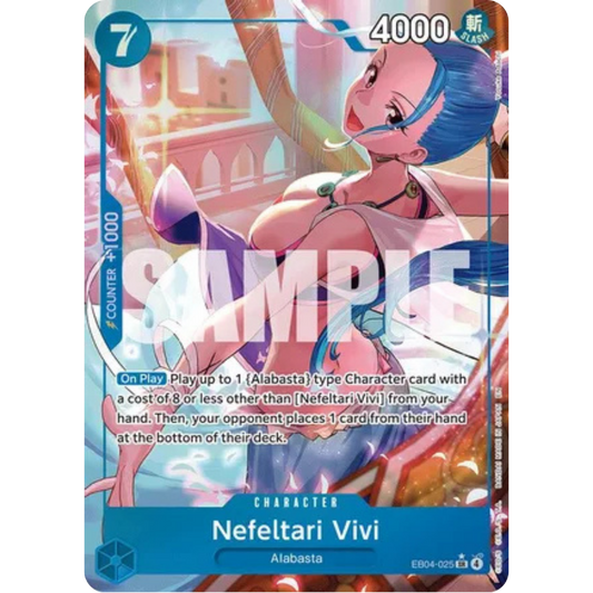 Nefeltari Vivi (Alternate Art) (EB04-025) - The Azure Sea's Seven Foil