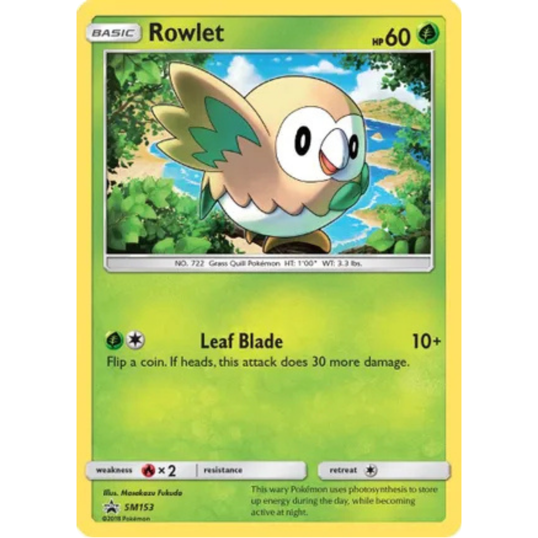 Rowlet SM153  - Holofoil SM Promos - Promo