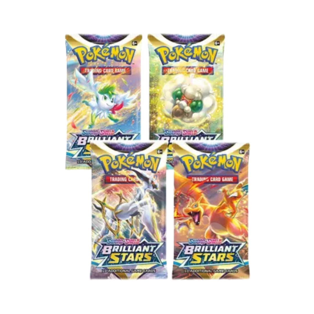 Brilliant Stars Booster Pack Art Bundle [Set of 4]