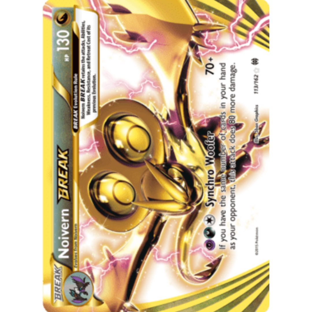 Noivern BREAK 113/162  - Holofoil XY  BREAKthrough - Rare BREAK