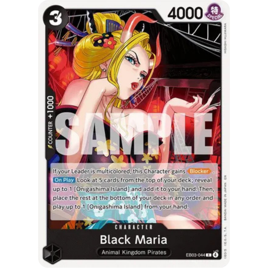 Black Maria (EB03-044) - Extra Booster: One Piece Heroines Edition