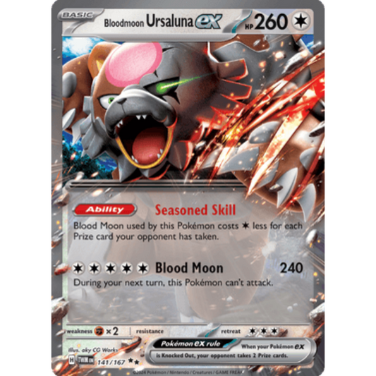 Bloodmoon Ursaluna ex (141/167) [Scarlet & Violet: Twilight Masquerade]