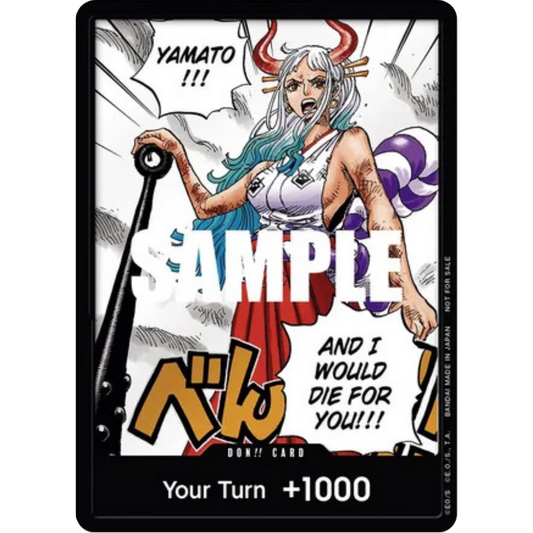 DON!! Card (Yamato) (1st Anniversary DON!! Card Pack) - One Piece Promotion Cards Foil