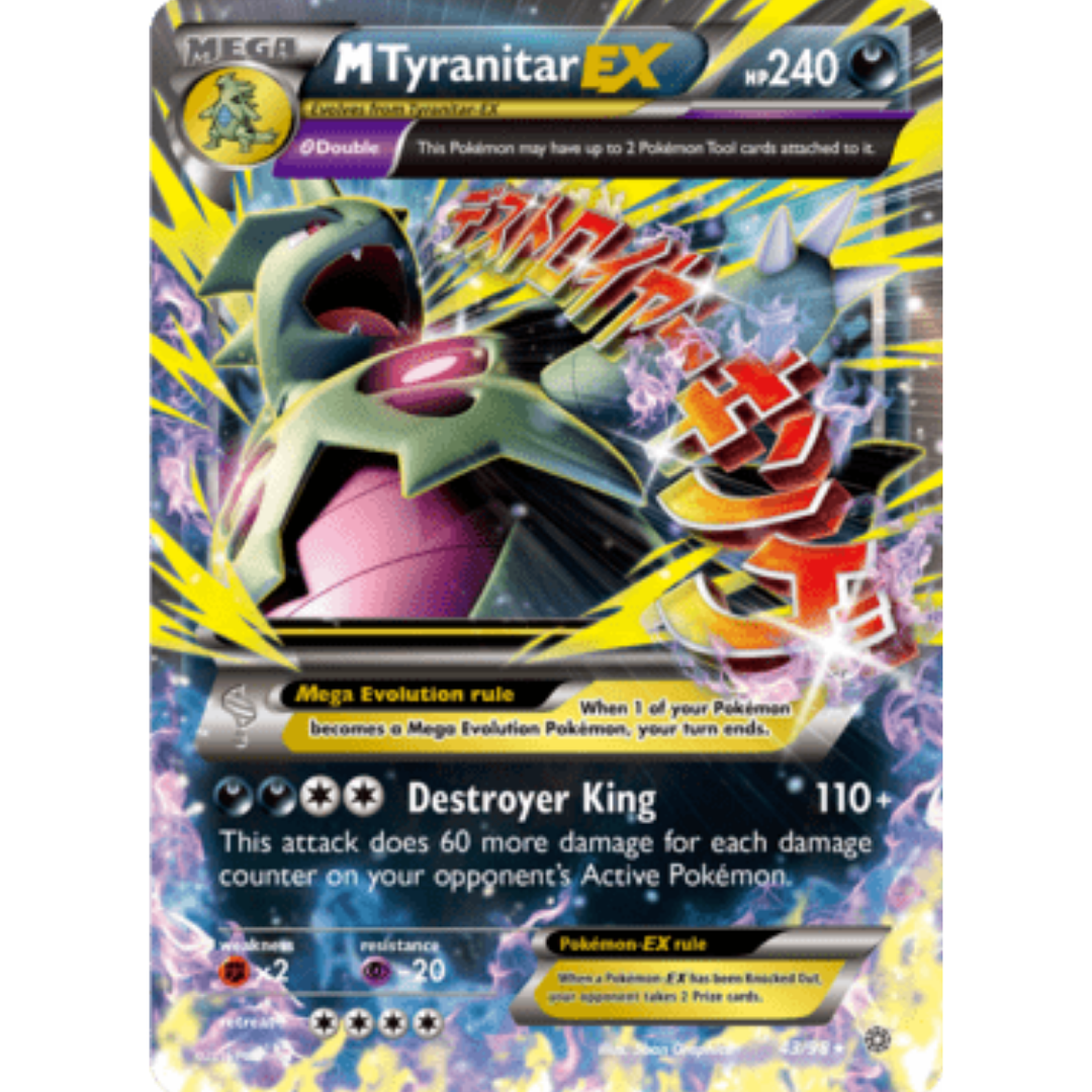M Tyranitar EX 043  - Holofoil XY  Ancient Origins - Ultra Rare