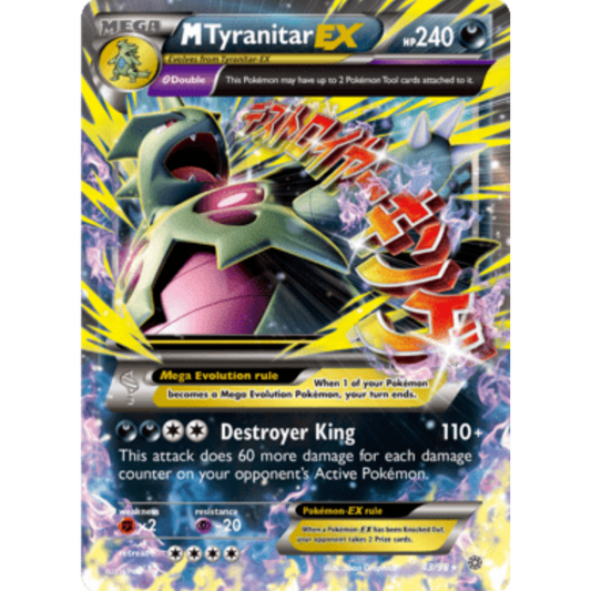 M Tyranitar EX 043/98  - Holofoil XY  Ancient Origins - Ultra Rare