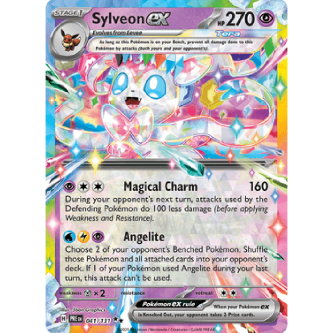 Sylveon ex 041/131  - Holofoil SV Prismatic Evolutions - Double Rare