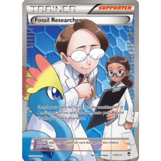 Fossil Researcher (110 Full Art) 110/111  - Holofoil XY  Furious Fists - Ultra Rare