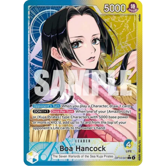 Boa Hancock - OP14-041 (Alternate Art) (OP14-041) - The Azure Sea's Seven Foil