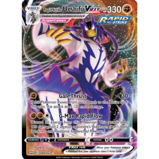 Rapid Strike Urshifu VMAX (088/163) [Sword & Shield: Battle Styles]