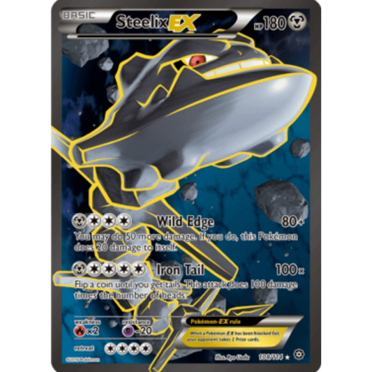 Steelix EX (Full Art) 108/114  - Holofoil XY  Steam Siege - Ultra Rare