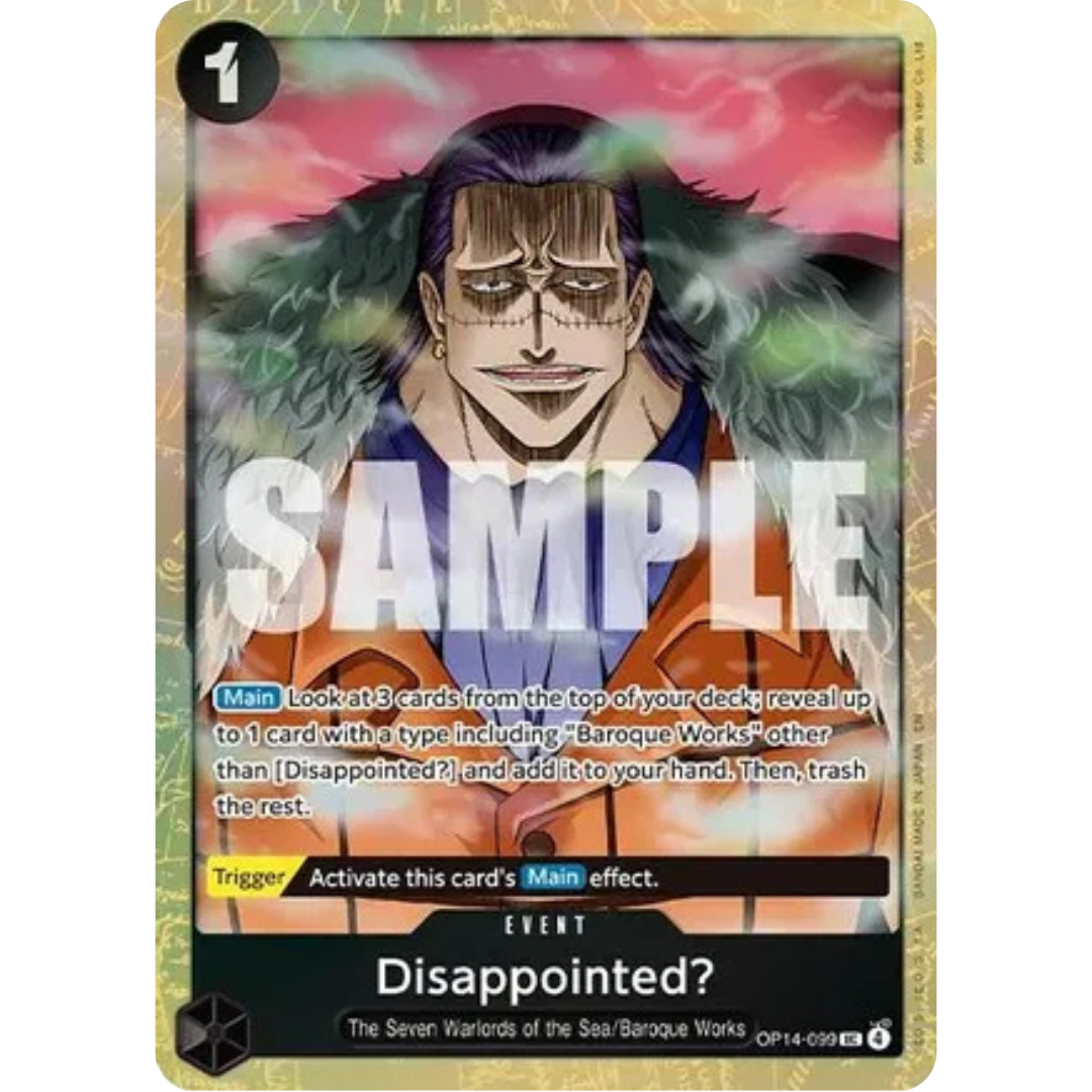 Disappointed? (Premium Card Collection -Best Selection Vol. 6-) (OP14-099) - One Piece Promotion Cards Foil