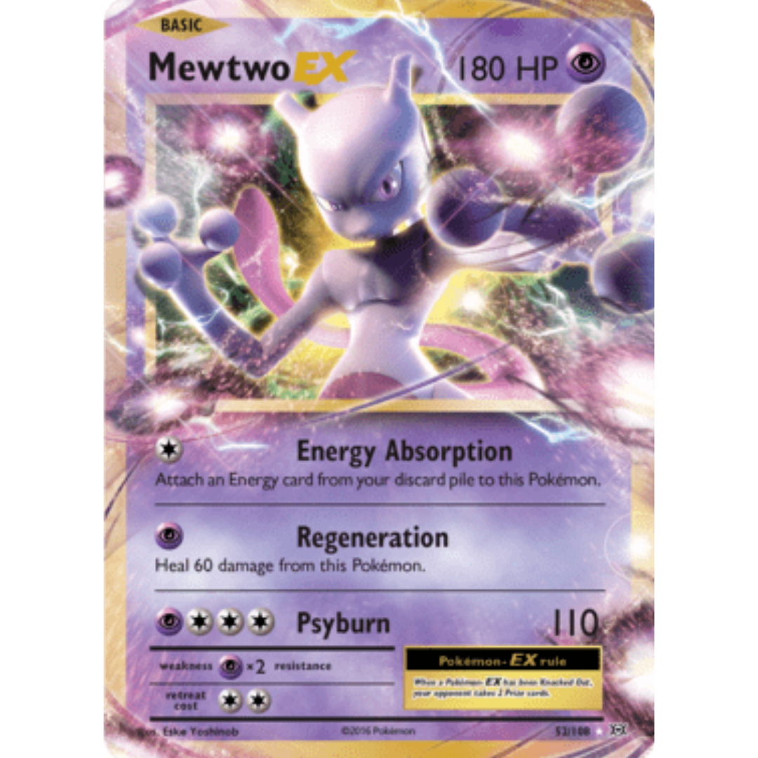 Mewtwo EX 052/108  - Holofoil XY  Evolutions - Ultra Rare