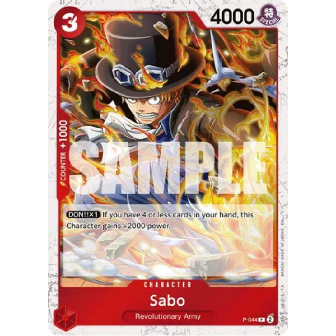 Sabo - P-044 (Pirate Foil) (P-044) - Premium Booster -The Best- Vol. 2 Foil