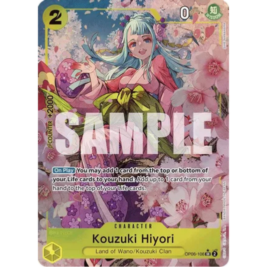 Kouzuki Hiyori (Alternate Art) (OP06-106) - Premium Booster -The Best- Foil