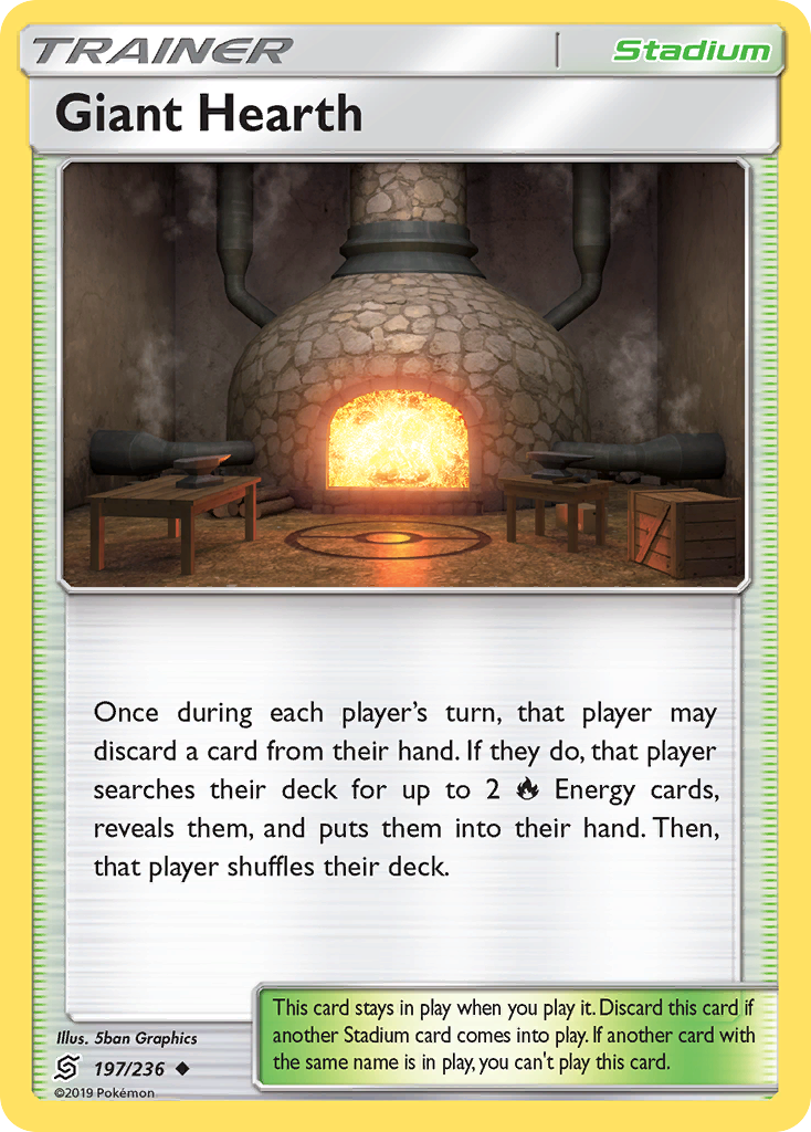 Giant Hearth 197  SM  Unified Minds - Uncommon