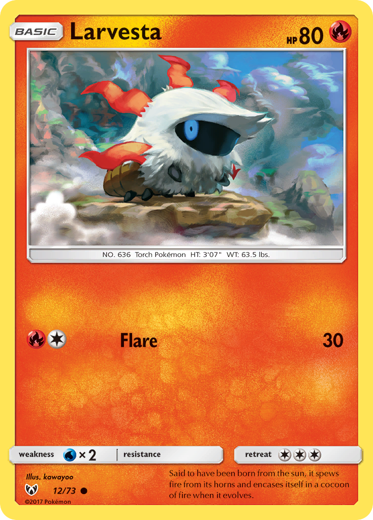 Larvesta  Shining Legends - Common