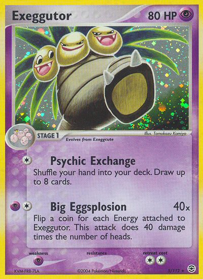 Exeggutor  - Holofoil FireRed & LeafGreen - Holo Rare