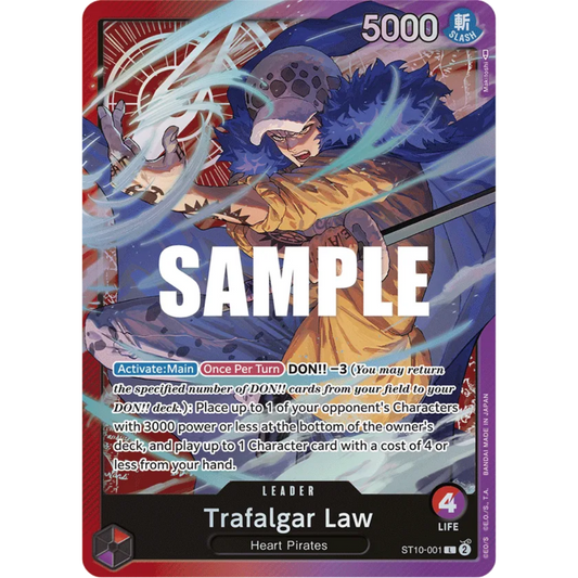 Trafalgar Law (001) (ST10-001) - Ultra Deck: The Three Captains Foil